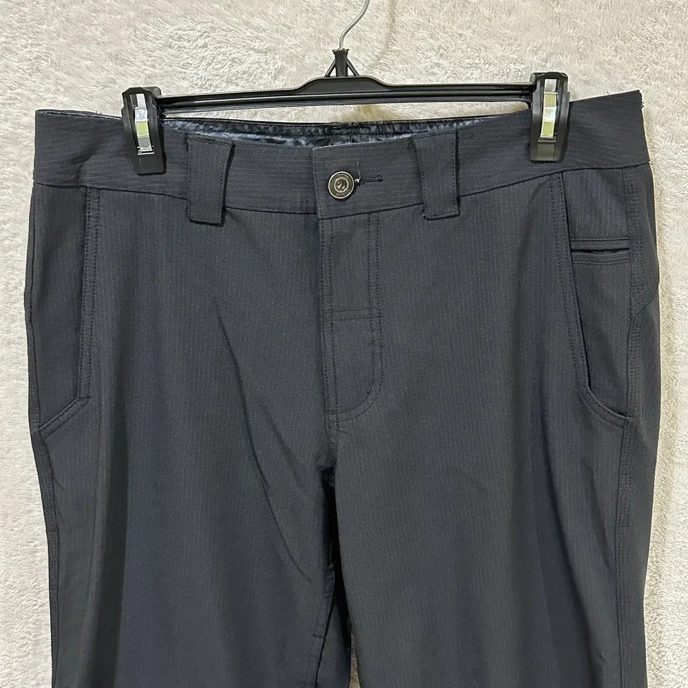 Lululemon Work To Play Pant Pinstripe Black Stretchy Size 34 Career‎ City